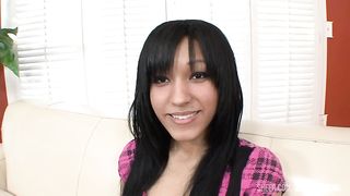 Slutty Latina With A Very Hairy Pussy Gets Fucked Hard And Fed Cum