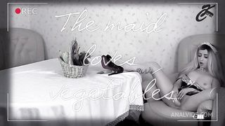 The maid loves vegetables