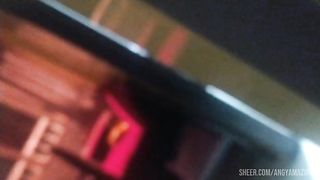 hubby spies while another man fucks me then he creampies me too