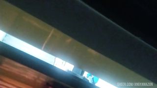 hubby spies while another man fucks me then he creampies me too