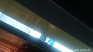 hubby spies while another man fucks me then he creampies me too