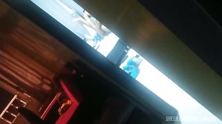 hubby spies while another man fucks me then he creampies me too