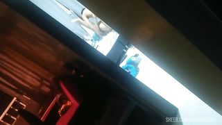 hubby spies while another man fucks me then he creampies me too