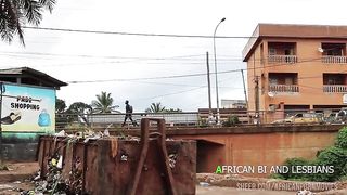 He yells at me so much in the neighborhood that to ridicule, I made him the promise of a one-night stand if he succeeds in making me cum in front of the users and neighbors in the neighborhood. With C