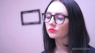 Lewd boy fucks in ass his girl's, and she gets cum.