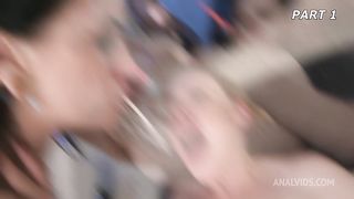 Rebel Rhyder VS Anna de Ville #1, 2on2, Fisting, ATOGM, DAP, Deepthroat, Rough, Gapes, Creampie Swallow GIO2223