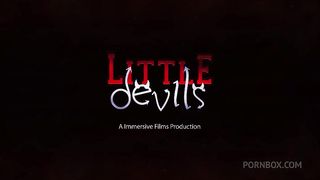 Blonde teen fucking her ass on scene for the first time