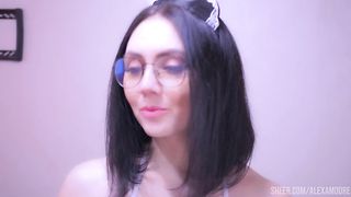 Lustful boy anal fuck his woman's, and she gets cum in mouth.
