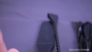 Dissolute lady pegging her guy's and gets cumshot.