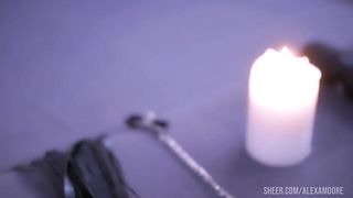 Dissolute lady pegging her guy's and gets cumshot.