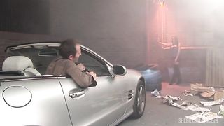 Romana Ryder Hugs The Hood Of His Sports Car As He Takes Her Pussy