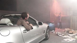 Romana Ryder Hugs The Hood Of His Sports Car As He Takes Her Pussy