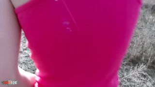 A nice fuck on a public beach with french teen Pauline Cooper