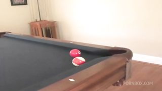 Alexis And Jenna Haze Get Into A Wild Threesome Fuck At The Pool Table