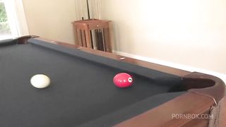 Alexis And Jenna Haze Get Into A Wild Threesome Fuck At The Pool Table