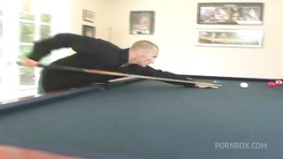 Alexis And Jenna Haze Get Into A Wild Threesome Fuck At The Pool Table