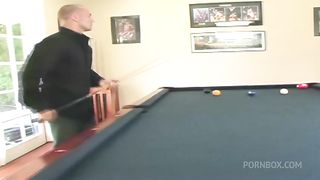 Alexis And Jenna Haze Get Into A Wild Threesome Fuck At The Pool Table