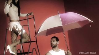 Big Boobed Brunette Jodi James Gets Covered In Chocolate To Suck And Fuck