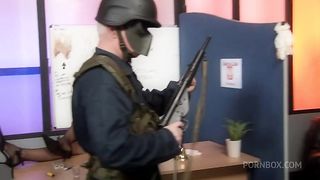 Cyprus And Gabriela Have Two Men In The Office For A Hardcore Foursome