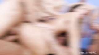7on1 Double anal Gang Bang, Megan Venturi, BWC, ATM, Balls Deep, DAP, Rough Sex, Cum in Mouth, Swallow GIO2284