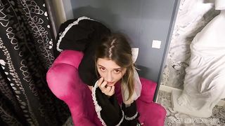 Funky Town virgin stepsis has fun after Halloween party