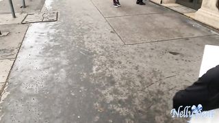 Stranger helps me to carry my heavy Shopping bag in return for a BJ