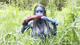 Avatar Monika Fox Big Prolapse, Hard Dildo Anal And Pussy Fuck, Squirt In Nature