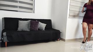 I fucked my friend Katha Dawson while she made an erotic video call to my husband.