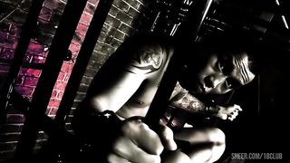 Lingerie-Clad Amy Azurra And Tanya Cox In Bdsm Themed Ffm Threesome