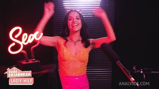 porn reality show with lesbian anal sex, strap-on, foot fetish, crossdressing and more!