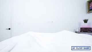 Daddy Fucks Kimmy Charms Little Asshole Really Hard and Deep Until she Quivers