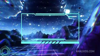 Milf nurse sitting on the dildo with breasts out