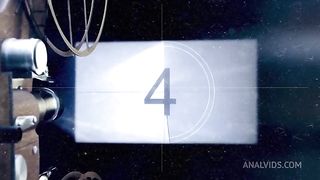 Milf nurse sitting on the dildo with breasts out