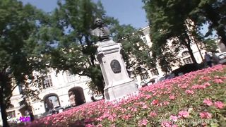 Slut girl loves getting fucked in the back hole!