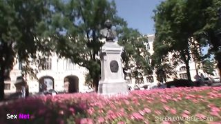 Slut girl loves getting fucked in the back hole!