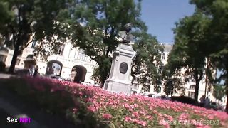 Slut girl loves getting fucked in the back hole!