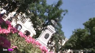 Slut girl loves getting fucked in the back hole!