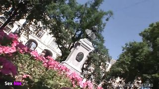 Slut girl loves getting fucked in the back hole!