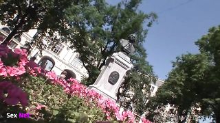 Slut girl loves getting fucked in the back hole!