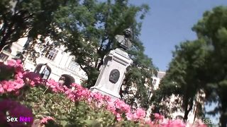 Slut girl loves getting fucked in the back hole!