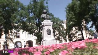 Slut girl loves getting fucked in the back hole!