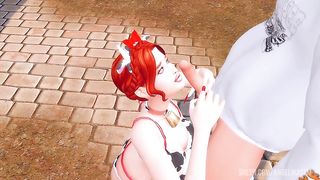 FAMILY TABOO COWGIRL STEPMOTHER AND STEPDAUGHTER BECAME SLAVES OF A PERVERTED FUTANARI MISTRESS WHILE THE STEPBROTHER CHECKED THE DEEP THROAT OF THE STEPSISTER! (SIMS 4 + ANIME HENTAI + SFM)