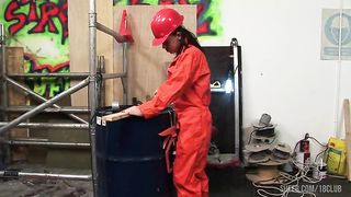 Kaia Kane Strips Down To Her Lingerie Before Sucking And Fucking The Boss