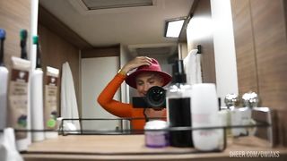 Horny rave girl takes a big white cock in the ass at the music festival!!!