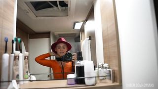 Horny rave girl takes a big white cock in the ass at the music festival!!!