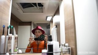 Horny rave girl takes a big white cock in the ass at the music festival!!!