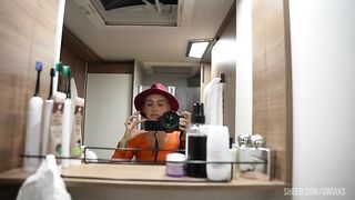 Horny rave girl takes a big white cock in the ass at the music festival!!!