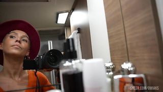 Horny rave girl takes a big white cock in the ass at the music festival!!!