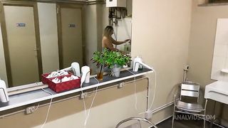 I fuck this milf in the club bathroom