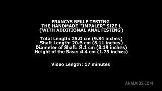Elen Million & Francys Belle Testing The Handmade Impaler Size L and M (With Additional Anal Fisting) TWT214